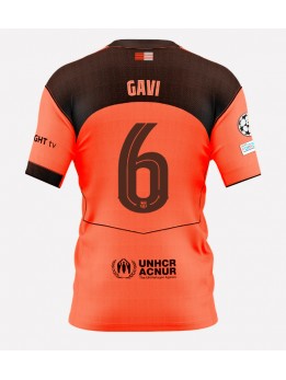 Barcelona Paez Gavi #6 Ausweichtrikot 2025-26 Kurzarm